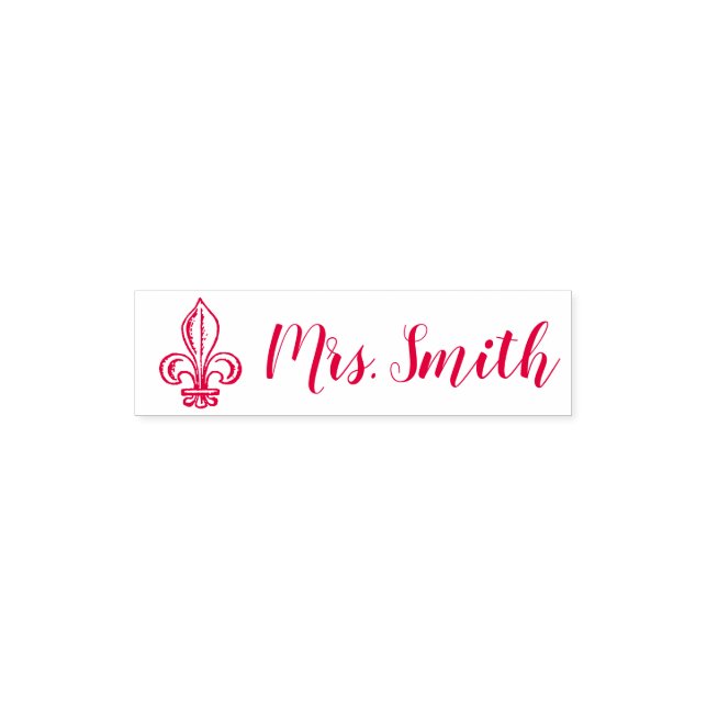 Tampon Auto-encreur Stamp Fleur de lis (Design)