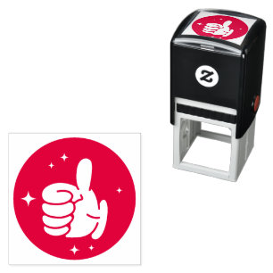 Tampon Auto-encreur Star Thumbs Up École d'encouragement des enseignan