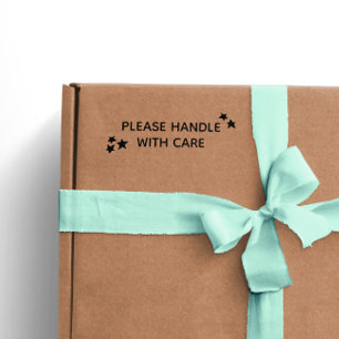 Tampon Auto-encreur Stars Please Handle With Care Small Business Self-