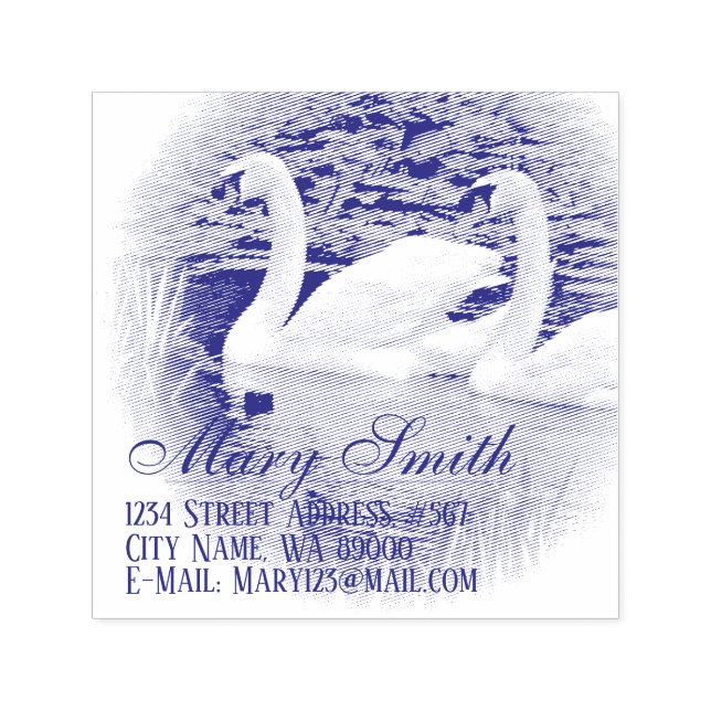 Tampon Auto-encreur Swan (Design)