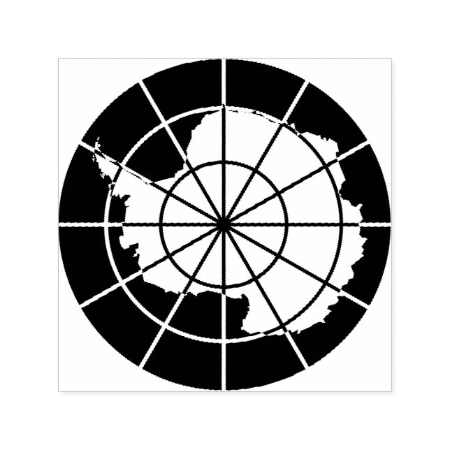 Tampon Auto-encreur Système du Traité sur l'Antarctique Stamp en caout (Design)