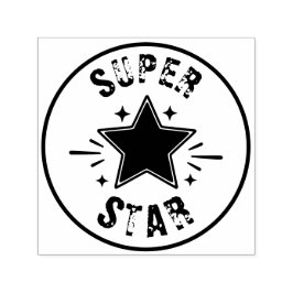Tampon Auto-encreur Teacher Student Super Star Encouragement Star Icon