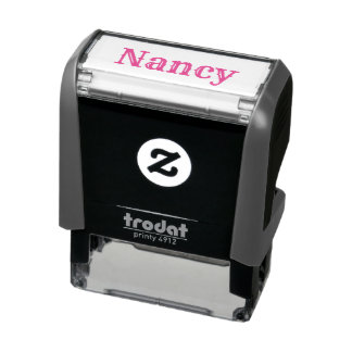 Tampon Auto-encreur Texte de la série personnalisée de Nancy