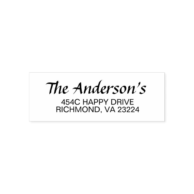 Tampon Auto-encreur Thème moderne noir et blanc mariage (Design)