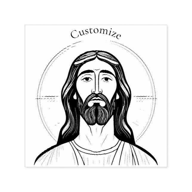 Tampon Auto-encreur Thunder_Cove de Jésus-Christ (Design)