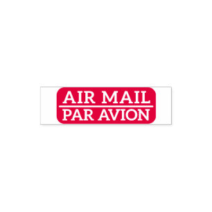 Tampon Auto-encreur Timbre auto-encastrable du courrier aérien