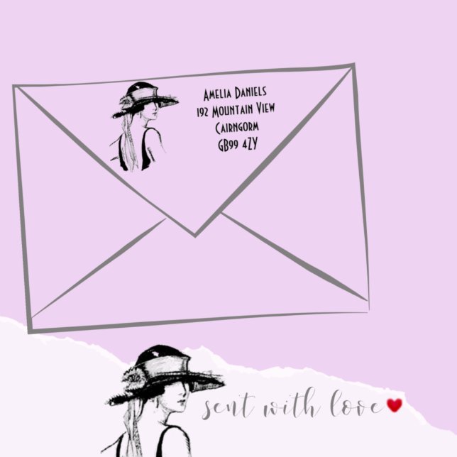 Tampon Auto-encreur Timbre auto-encastré des années 1920 (Créateur téléchargé)