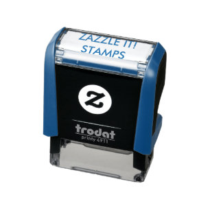 Tampon Auto-encreur Timbre auto-encastré personnalisé de 1,4 po x 0,
