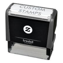 Timbre auto-encastré personnalisé de 2,65 po x 0,9