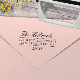 Tampon Auto-encreur Timbre auto-encrage de l'adresse de retour de scri