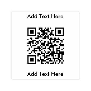 Tampon Auto-encreur Timbre auto-encre simple de code QR