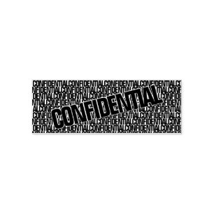 Tampon Auto-encreur Timbre Confidentiel