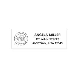 Tampon Auto-encreur Timbre d'adresse auto-encre personnalisable avec l