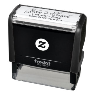 Tampon Auto-encreur Timbre d'adresse personnalisée, Auto-Encre Adresse