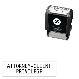 Tampon Auto-encreur Timbre d'auto-activation du privilège avocat-clien