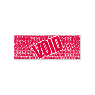 Tampon Auto-encreur Timbre de confidentialité VOID