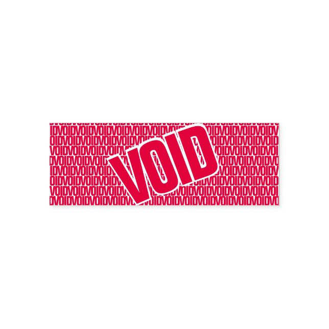 Tampon Auto-encreur Timbre de confidentialité VOID (Design)