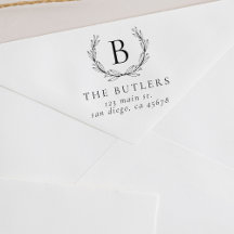 Timbre de l'adresse de retour initiale de la feuil