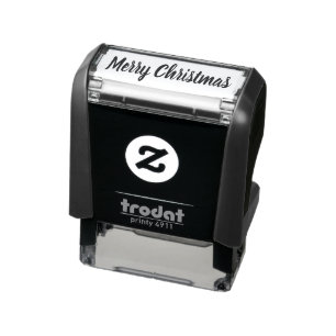 Tampon Auto-encreur Timbre de Noël Joyeux Noël