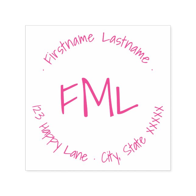 Tampon Auto-encreur Timbre do-it-yourself en caoutchouc (Design)