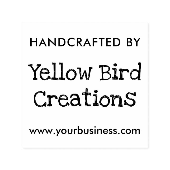 Tampon Auto-encreur Timbre en caoutchouc auto-carré (Design)