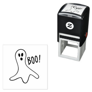 Tampon Auto-encreur Timbre en caoutchouc auto-encre Halloween effrayan