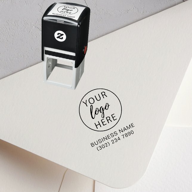 Tampon Auto-encreur Timbre en caoutchouc auto-encroûté sur mesure du l (Custom Business Logo Self Inking Rubber Stamp)