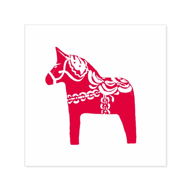 Tampon Auto-encreur Timbre en caoutchouc Dala Horse auto-encre (Design)