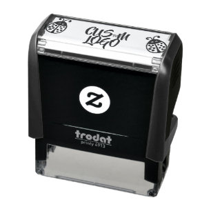 Tampon Auto-encreur Timbre en caoutchouc Ladybug sur logo personnalis