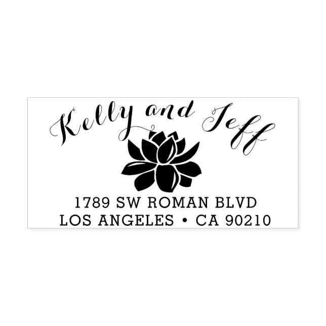 Tampon Auto-encreur Timbre pour mariage, personnalisation enregistrer  (Design)