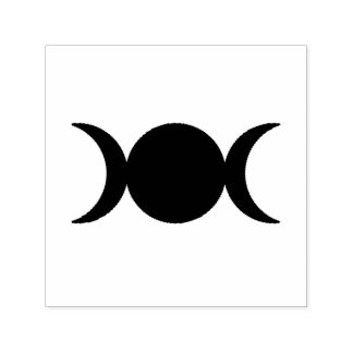 Tampon Auto-encreur timbre triple lune