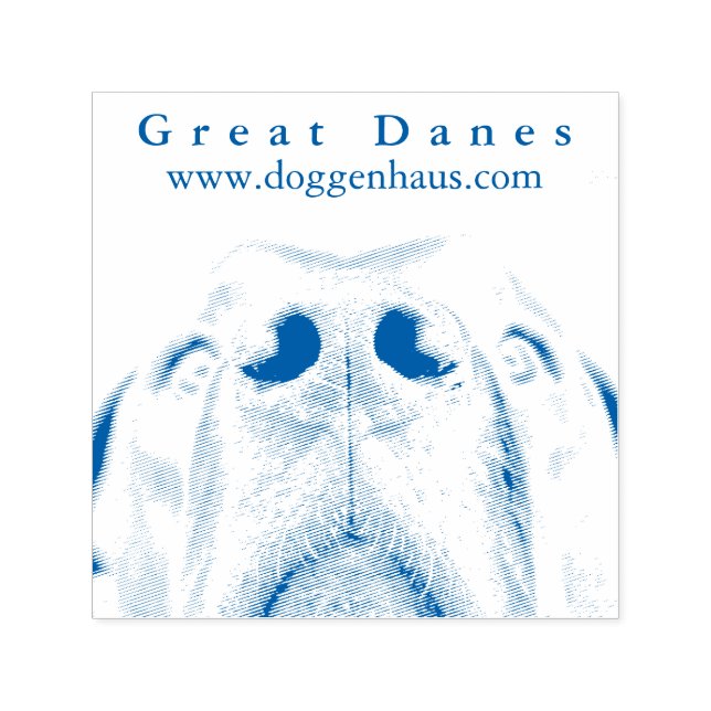 Tampon Auto-encreur Timbres de nez de Grand Danois (Design)