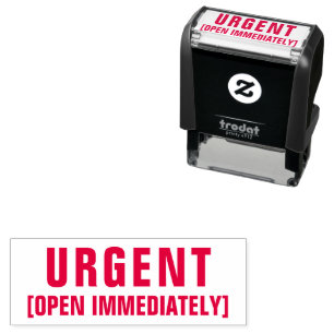 Tampon Auto-encreur Urgent Ouvert Immédiatement Professionnel Entrepri