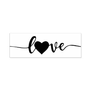 Tampon Auto-encreur Valentines Day Love Timbre en caoutchouc