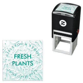 Tampon Auto-encreur Vendeur de plantes fraîches Monstera