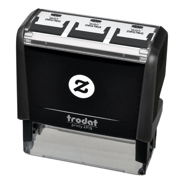 Tampon Auto-encreur Visage Joyeux Noël Créatif (Produit)