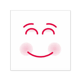 Tampon Auto-encreur Visage souriant aux yeux souriants