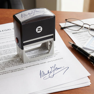 Tampon Auto-encreur Votre signature | Téléchargez votre nom manuscrit