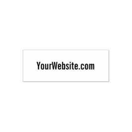 Tampon Auto-encreur Votre URL de site Web Modèle de texte professionne