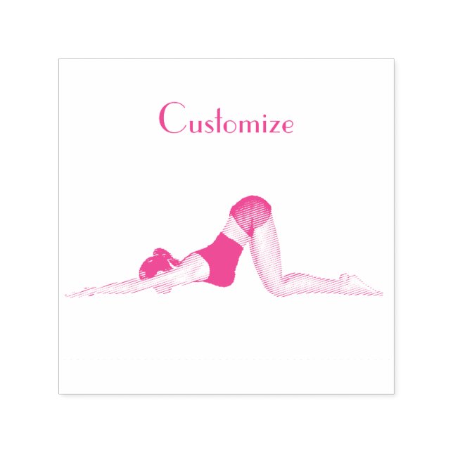 Tampon Auto-encreur Yoga Poses Thunder_Cove (Design)