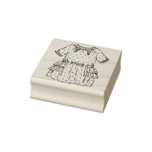 tampon d'art de robe de poupée