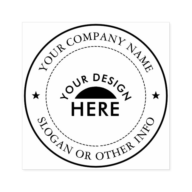 Tampon en caoutchouc avec logo d'entreprise person (Impression)