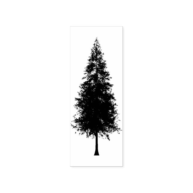 Tampon en caoutchouc d'arbre de pin  (Impression)