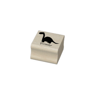 Tampon en caoutchouc de coutume de dinosaure