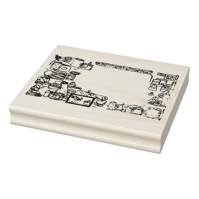 Tampon encreur en bois (Tampon)