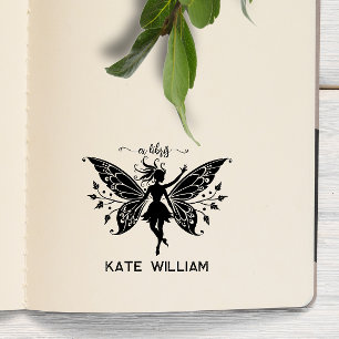 Tampon ex libris fée