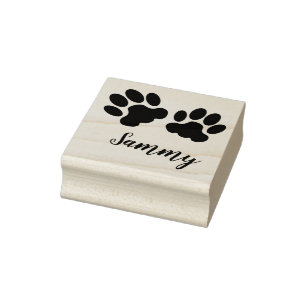 Tampon personnalisé de nom d'animal de compagnie,