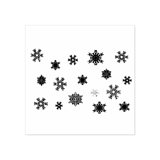 Tampon Petits Flocons de Neige (Impression)