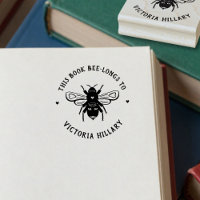 Tampon pour livre à motif d'abeille