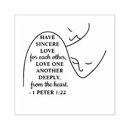 Tampons Encreurs 1 Pierre 1:22 - Verset biblique de la Saint-Valent